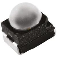 Osram Opto Semiconductors LED, TOPLED Black, Orange 606nm PLCC2 Lens