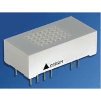 Osram Opto Semiconductors Intelli Disp, 0.43in., 1Dgt, 5x7 Dot, he-red