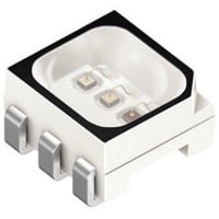 Osram Opto Semiconductors LRTB GFTM, MULTILED Series 3 RGB LED, 470 / 528 / 625 nm PLCC 6, Rectangle Lens