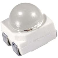 Osram Opto Semiconductors Opto LS E65B-V1AB-1-1, Power TOPLED Lens Series Red LED, 633 nm PLCC 4, Round Lens