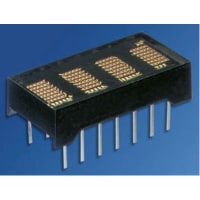 Osram Opto Semiconductors Intelli Disp, 0.18in., 4Dgt, 5x7 Dot, hi-red