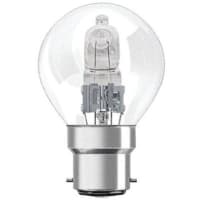 Osram Opto Semiconductors HALOGEN PRO CLASSIC 30 W Clear GLS Halogen Lamp BC / B22d, Candle, 240 V, 45mm