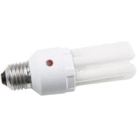 Osram Opto Semiconductors E27 Quad Tube Shape Retrofit Compact Fluor Lamp, 15 W, 2700K, Warm White Color Tone