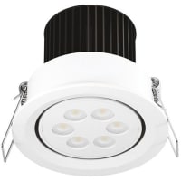 Osram Opto Semiconductors PUNCTOLED PUNCTOLED I 8.5 W LED Downlight, 220 to 240V, Dimmable, Warm White, 3000K