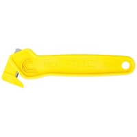 Pacific Handy Cutter (PHC) Concealed Safety Cutter, Enclosed Blade, Yellow, Carbon Steel, Non-Replacable