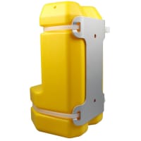 Pacific Handy Cutter (PHC) Blade Bank, W/ Mounting Bracket and Hardware, 750 Blade Capacity, Plastic Yellow