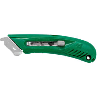 Pacific Handy Cutter (PHC) Safety Cutter, Fixed Metal Guard, Right Handed, SP-017 Blades, 5 Blade Storage