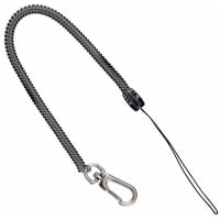 Pacific Handy Cutter (PHC) Coil Lanyard, Clip-On, Elastic Cord, Stretches to 48 inches, Plastic