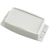 PacTec Enclosure, Electronic, Polycarbonate 94 V-2, Gray, Cap Screw, 5.1 in., 1.5 in.