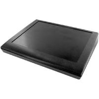 PacTec Enclosure, Slope, ABS-94HB, ABS-94HB, Black, 10.1 in., 8.1 in., 2.1 in.