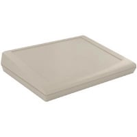 PacTec Enclosure, Slope, ABS-94HB, ABS-94HB, PC Bone, 10.1 in., 8.1 in., 2.1 in.