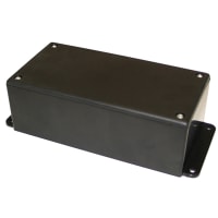 PacTec ENCLOSURE;ABS-94VO PLASTIC;UTILITY;BLACK;6.03X3.174X1.810IN