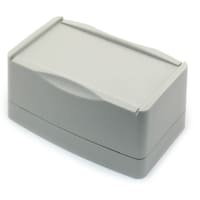 PacTec ENCLOSURE;94V-2 POLYCARBONATE;GRAY;NO FLANGES;5.45X3.584X2.667IN