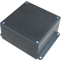 PacTec ENCLOSURE;ABS-94VO PLASTIC;UTILITY;BLACK;3.2X1.621X.885IN