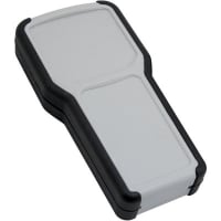 PacTec ENCLOSURE;PLASTIC;HANDHELD;GREY;BLACK RUBBER SIDES;SCREWS INCL.8.4LX4.1WX1.5H