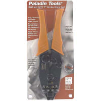 Paladin Tools Crimper Tool, Combination RJ45 & RG6/6 QS CATV "F"