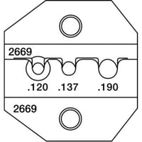 Paladin Tools DIE FIBER SC/FC ROUND-CRIMP BLIS