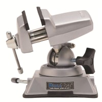 PanaVise Vise, 2.25 in max open, gentle holding power, vacuum suction pad base