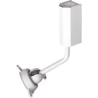 PanaVise SPEAKER MOUNT WALL - 40 lb. Max wt. - WHITE 12" Post/60 Degree Bend