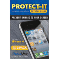 PanaVise iPhone 4 Clear Screen Protector (3 Pack)