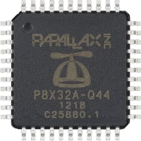 Parallax Inc Parallax Inc P8X32A-Q44, 32bit P8X32A Microcontroller, 80MHz, 64 kB ROM, 44-Pin LQFP