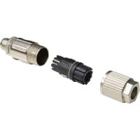 Amphenol LTW Technology Connector, M12 X CODE IDC TYPE FIELD INSTALLABLE, WATERPROOF, M CONN