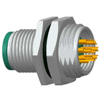 Amphenol LTW Technology Circular M12 Plug, 8 Position, A Coded, Solder Cup Terminal, 2A, 30V, M12 Series