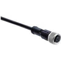 Amphenol LTW Technology M12 OVERMOLDING CABLE A CODE 8P F CONN F PIN HIGH FLEXIBLE L-5M