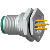 Amphenol LTW Technology Connector, M12 PANEL PCB CONN 4PIN M CONN M PIN