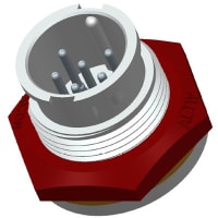 Amphenol LTW Technology Connector STANDARD STAMPING PIN PANEL LOCK 6PIN M CONN M PIN