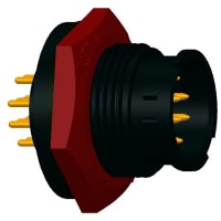 Amphenol LTW Technology Connector, STANDARD PANEL LOCK 12PIN M CONN M PIN