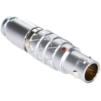 Amphenol LTW Technology Push Pull Connector, B-Series, 5-Pin, M-Pin, Nut /Bend Relief, FLO Series