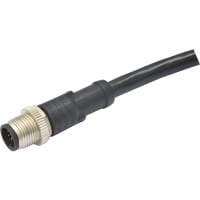 Amphenol LTW Technology Connector, M12 OVERMOLDING 17P M CONN M PIN NON-SHIELDED PUR L-1M