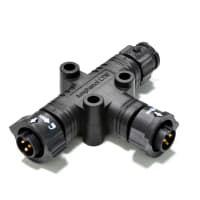 Amphenol LTW Technology Connector, X-LOK T-ADAPTOR B SIZE 3P MFF10A, IP68