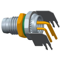 Amphenol LTW Technology Connector, M8 PANEL 90 PCB CONN 3PIN M CONN M PIN