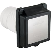 Park Power 50A 125/250V Standard Rv Power Inlet, Black