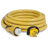 Park Power Cordset - Rv, 50A 125/250V, 25', Yellow