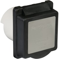 Park Power 30A 125V Standard Rv Power Inlet, Black