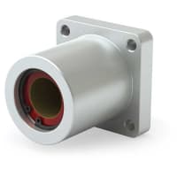 PBC Linear Square Flange Plain Bearing, 3/4" ID, 2.38" sqr flange, SFP Series