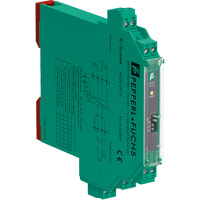 Pepperl+Fuchs Process Automation Signal Conditioner, Digital Switch, DIN Rail Mount, 24 VDC, KCD Series