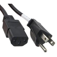 Phihong POWER SUPPLY AC CORD, 30 WATT, 3 WIRE, NORTH AMERICA, ROHS COMPLIANT