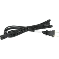 Phihong POWER SUPPLY AC CORD, 15 WATT, 2 WIRE, NORTH AMERICAN, ROHS COMPLIANT