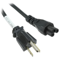 Phihong Power Cord 1.8, C5 to US Plug (NEMA 1-15), 10 A, 125 V, AC30 Series