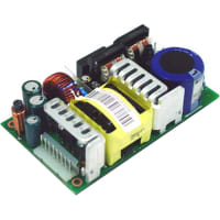 Phihong Power Supply, AC-DC, 12V, 10A, 90-264VIn, Open Frame, Pnl Mnt, Embedded, 120W, PSA Series