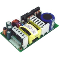 Phihong Power Supply, AC-DC, 24V, 5A, 90-264V In, Open Frame, Pnl Mnt, Embedded, 120W, PSA Series