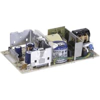 Phihong Power Supply, AC-DC, 5V, 8A, 90-264V In, Open Frame, Pnl Mnt, Embedded, 40W, PSA Series