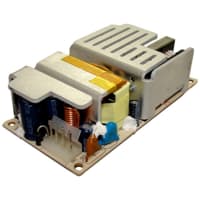 Phihong Power Supply, AC-DC, 24V, 2.71A, 90-264VIn, Open Frame, Pnl Mnt, Medical, 65W, PSA Series