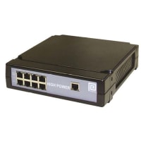 Phihong Power over Ethernet; 4 Port; 125W; Gigabit, POE, Midspan; POE125U Series