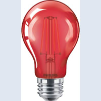 Philips LED Bulb, A19, 4 Watts, Red Kelvin, N/A Lumens, 120 Volts