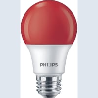 Philips LED Bulb, A19, 8 Watts, Red Kelvin, N/A Lumens, 120 Volts